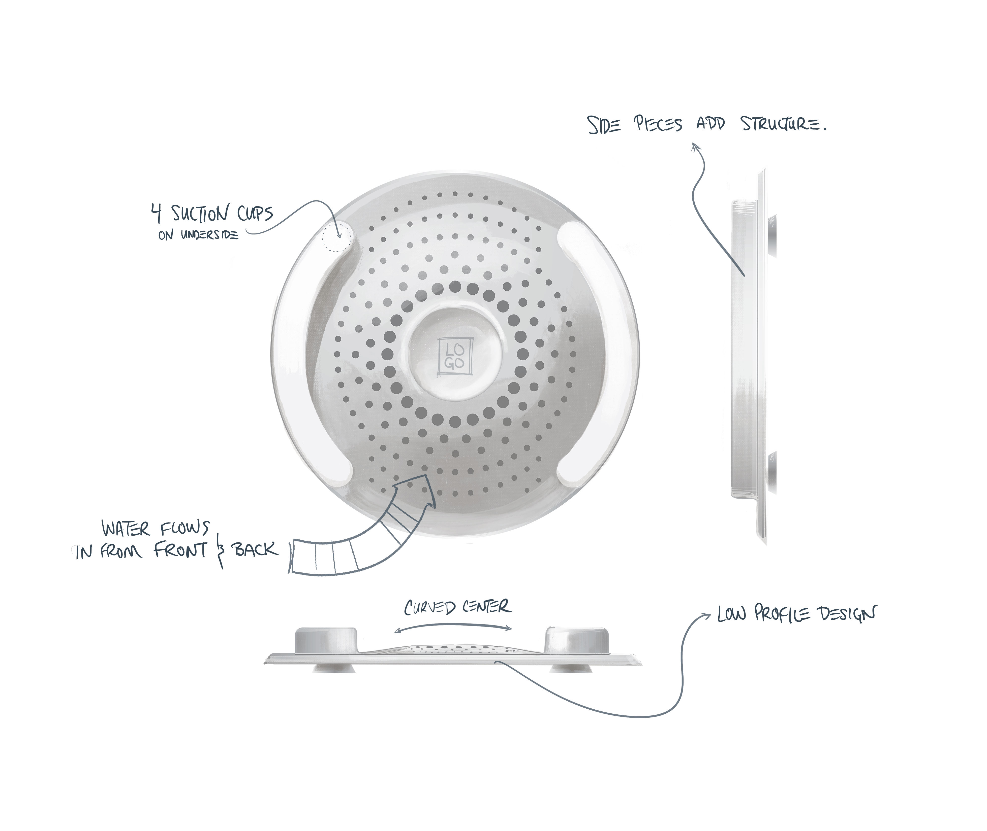 concept 4 shower drain cover 